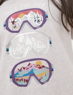 Girls FatFace View All|Goggles Popover Sweat Hoodie