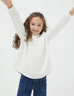Girls FatFace View All|Grace Frill Blouse