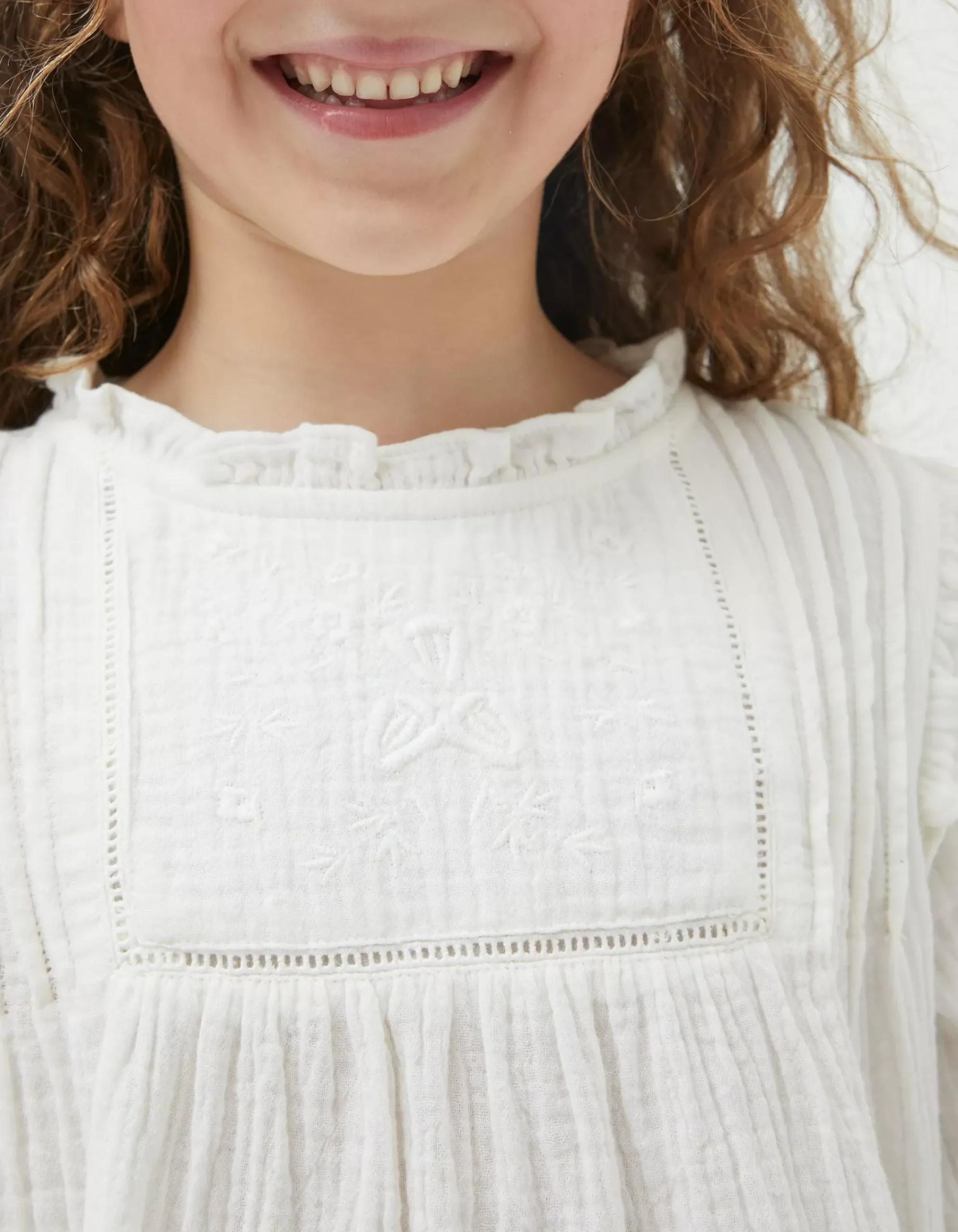 Girls FatFace View All|Grace Frill Blouse