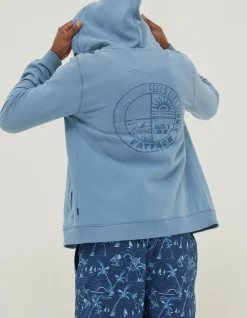 Men FatFace Sweatshirts & Hoodies|Graphic Zip Through Hoodie