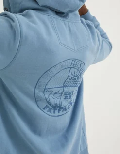 Men FatFace Sweatshirts & Hoodies|Graphic Zip Through Hoodie