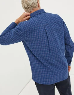 Men FatFace View All|Grays Grid Check Shirt