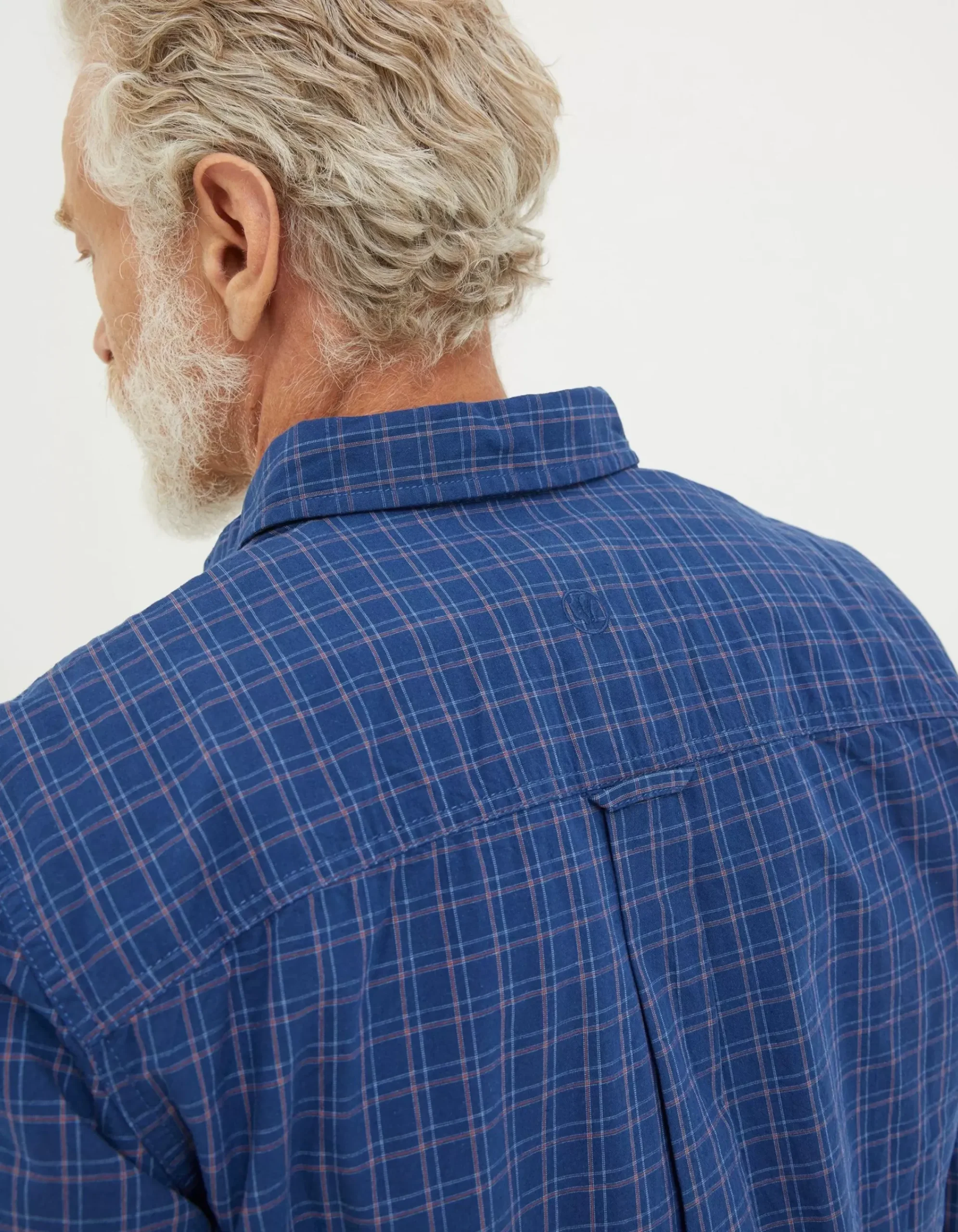 Men FatFace View All|Grays Grid Check Shirt