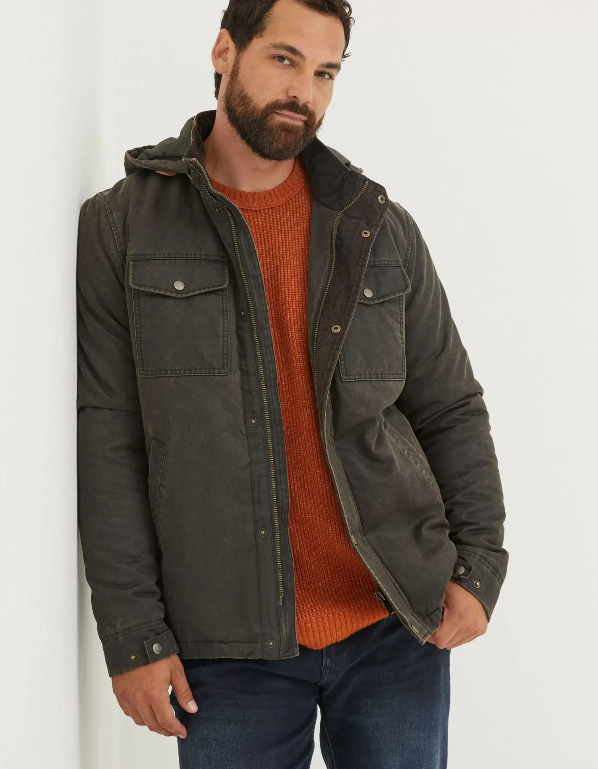 Men FatFace Coats & Jackets|Hadley Hooded Jacket