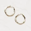 Women FatFace Jewellery|Hammered Hoops