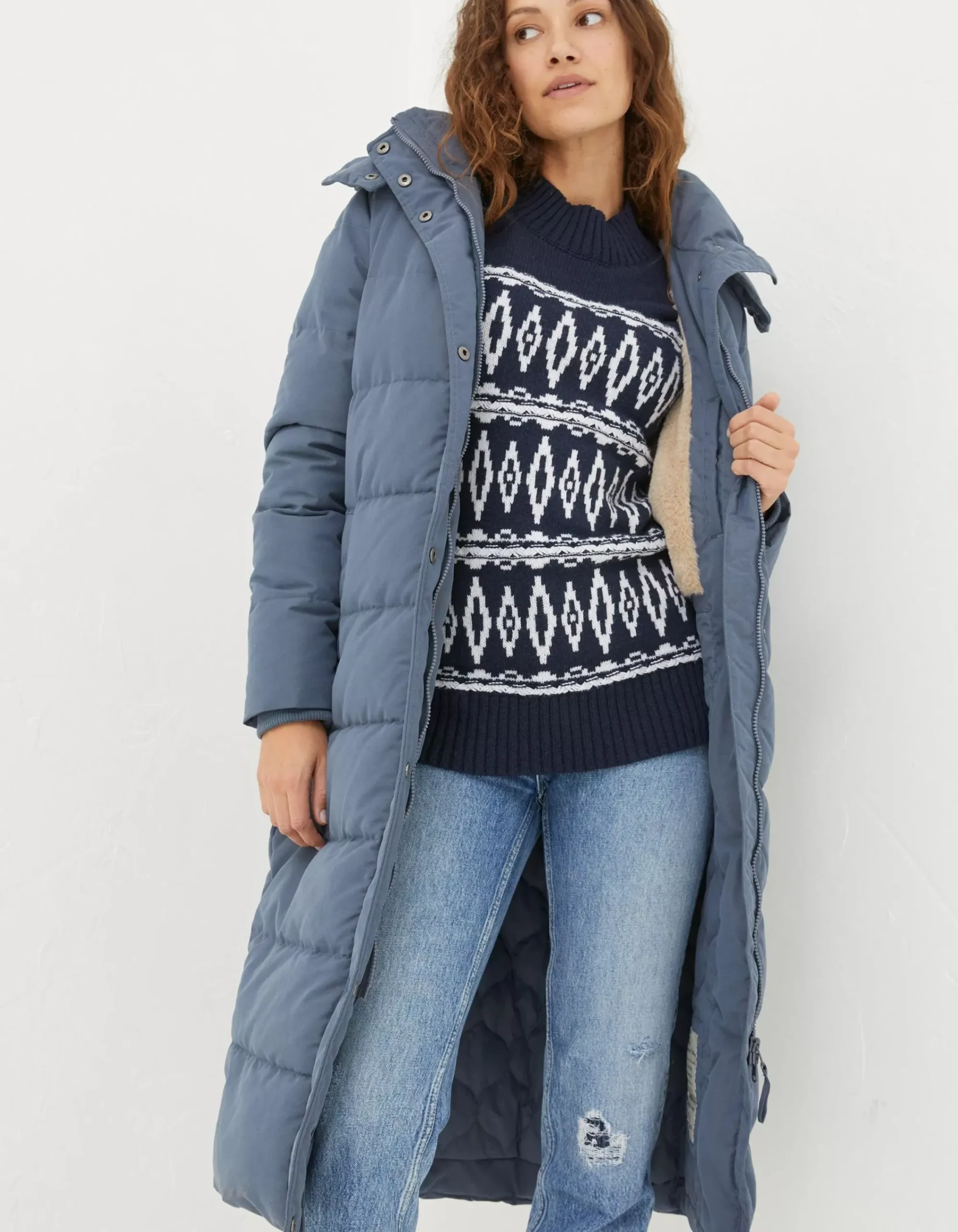 Women FatFace Coats & Jackets|Harley Long Puffer Coat