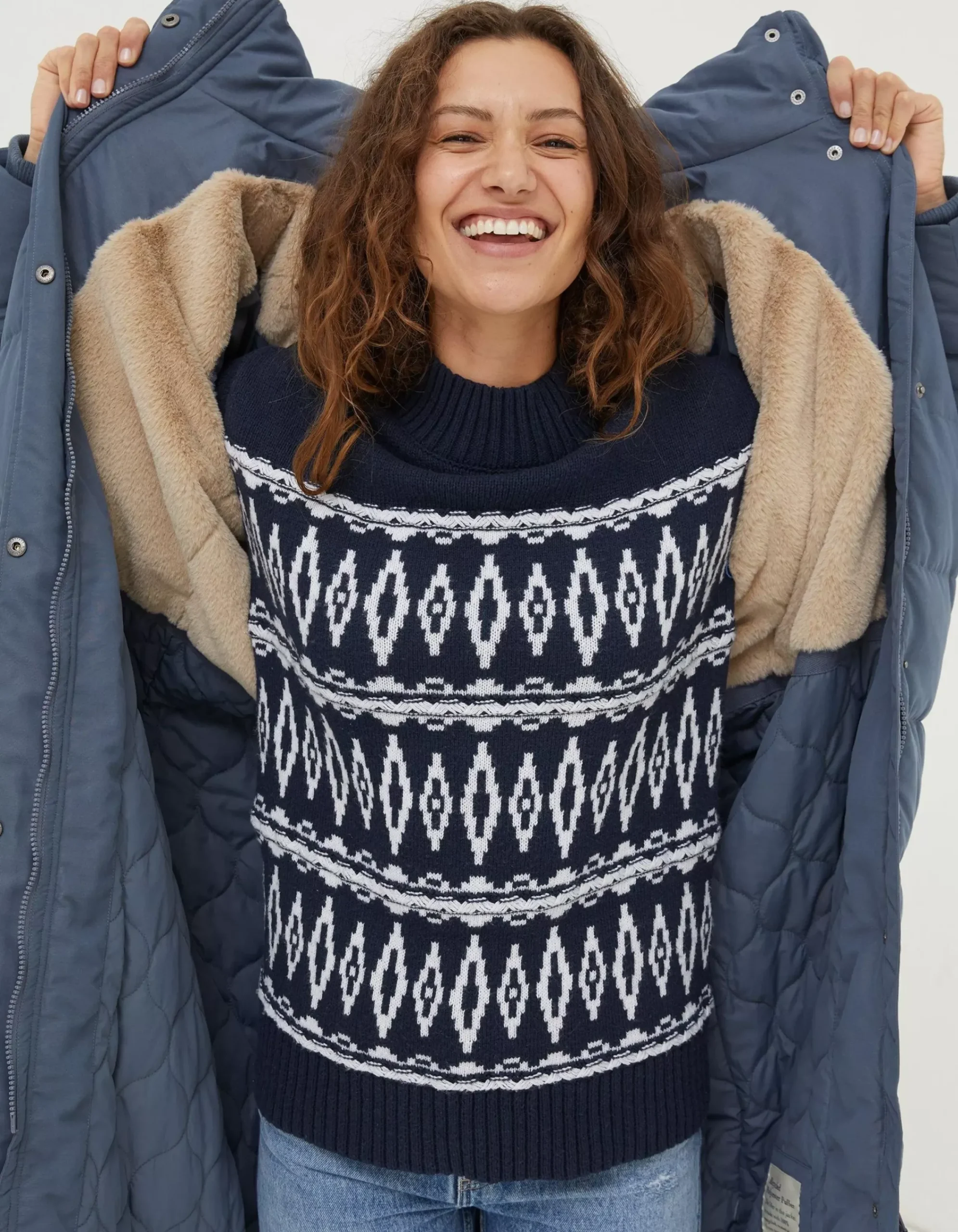 Women FatFace Coats & Jackets|Harley Long Puffer Coat