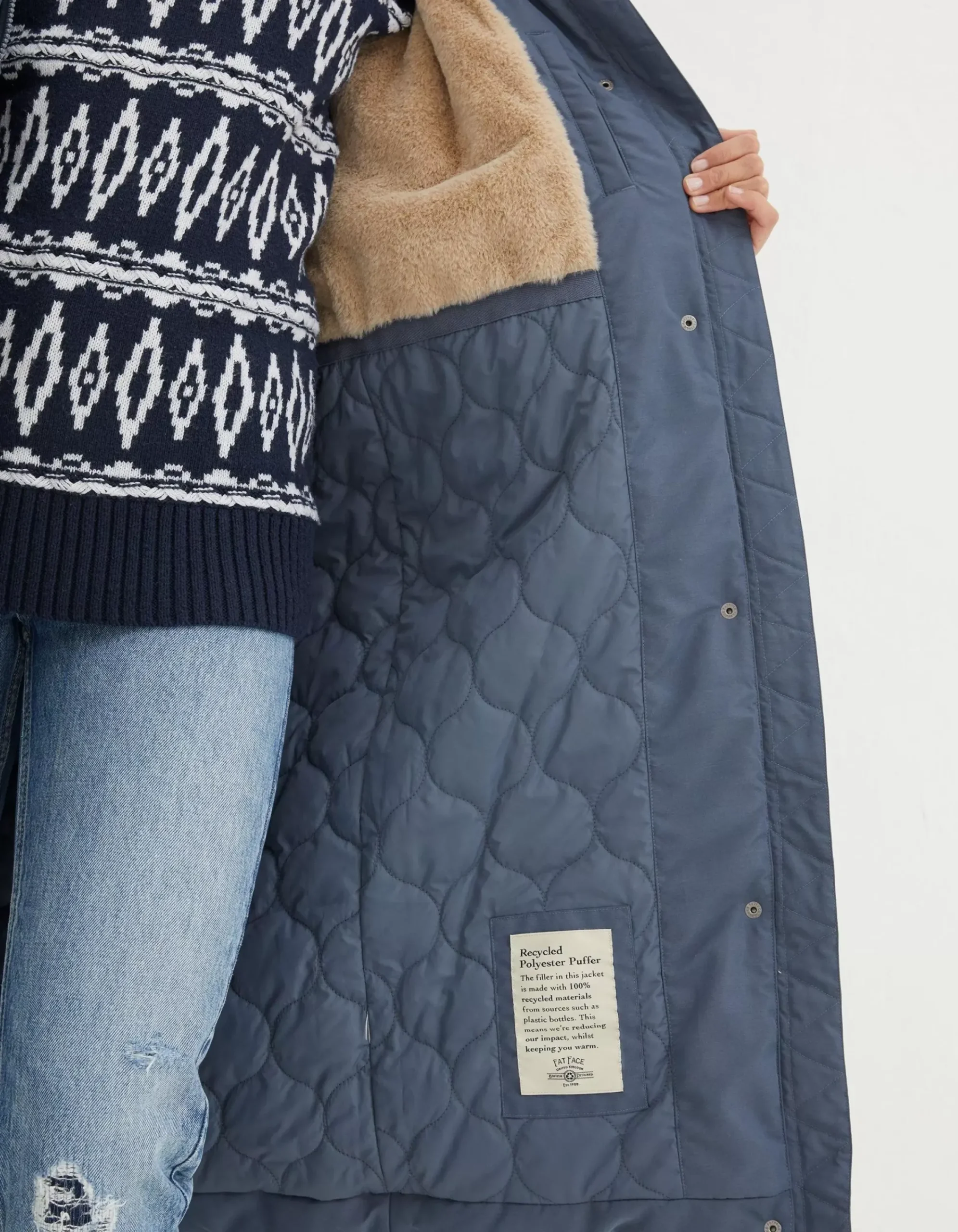 Women FatFace Coats & Jackets|Harley Long Puffer Coat