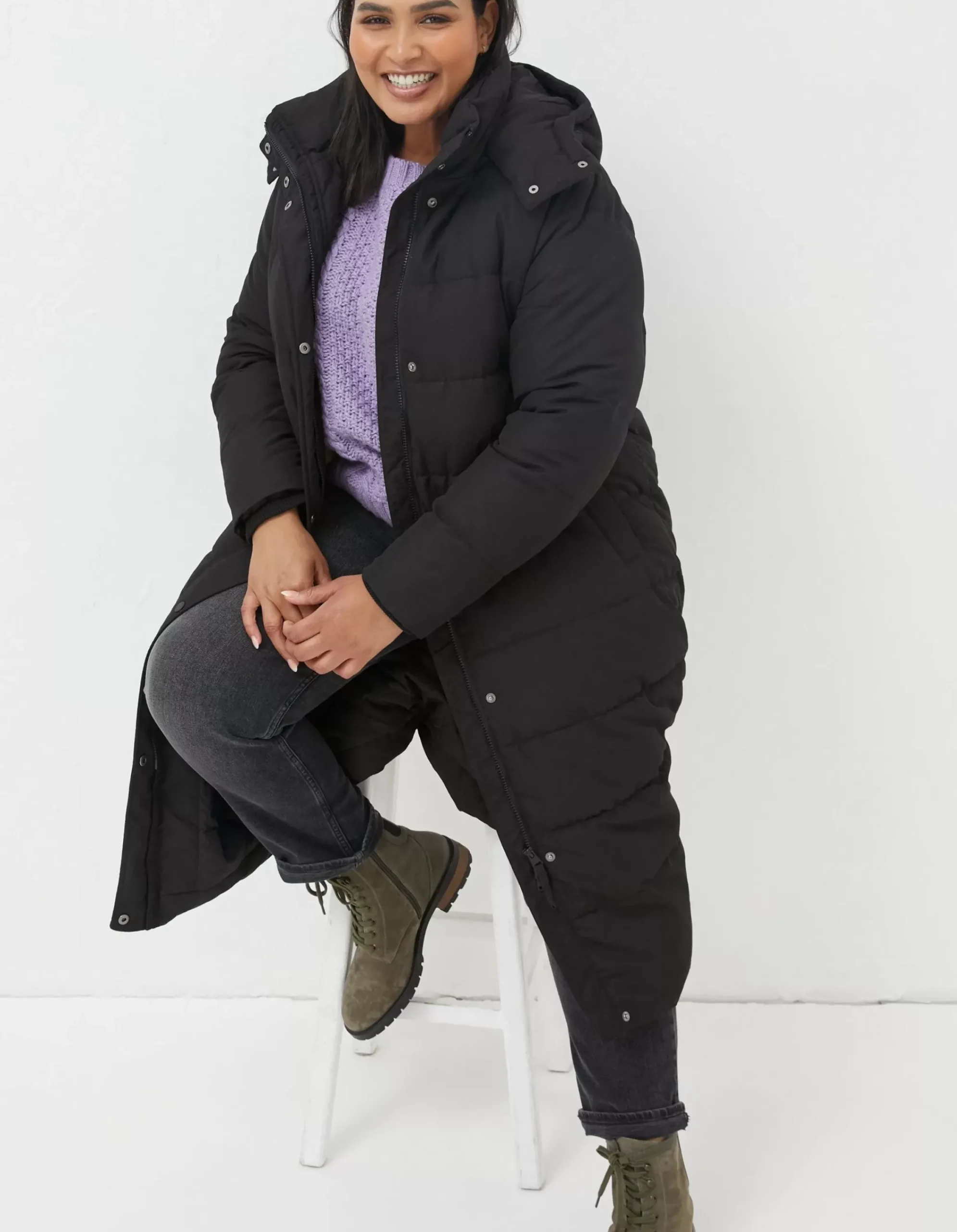 Women FatFace Coats & Jackets|Harley Long Puffer Coat