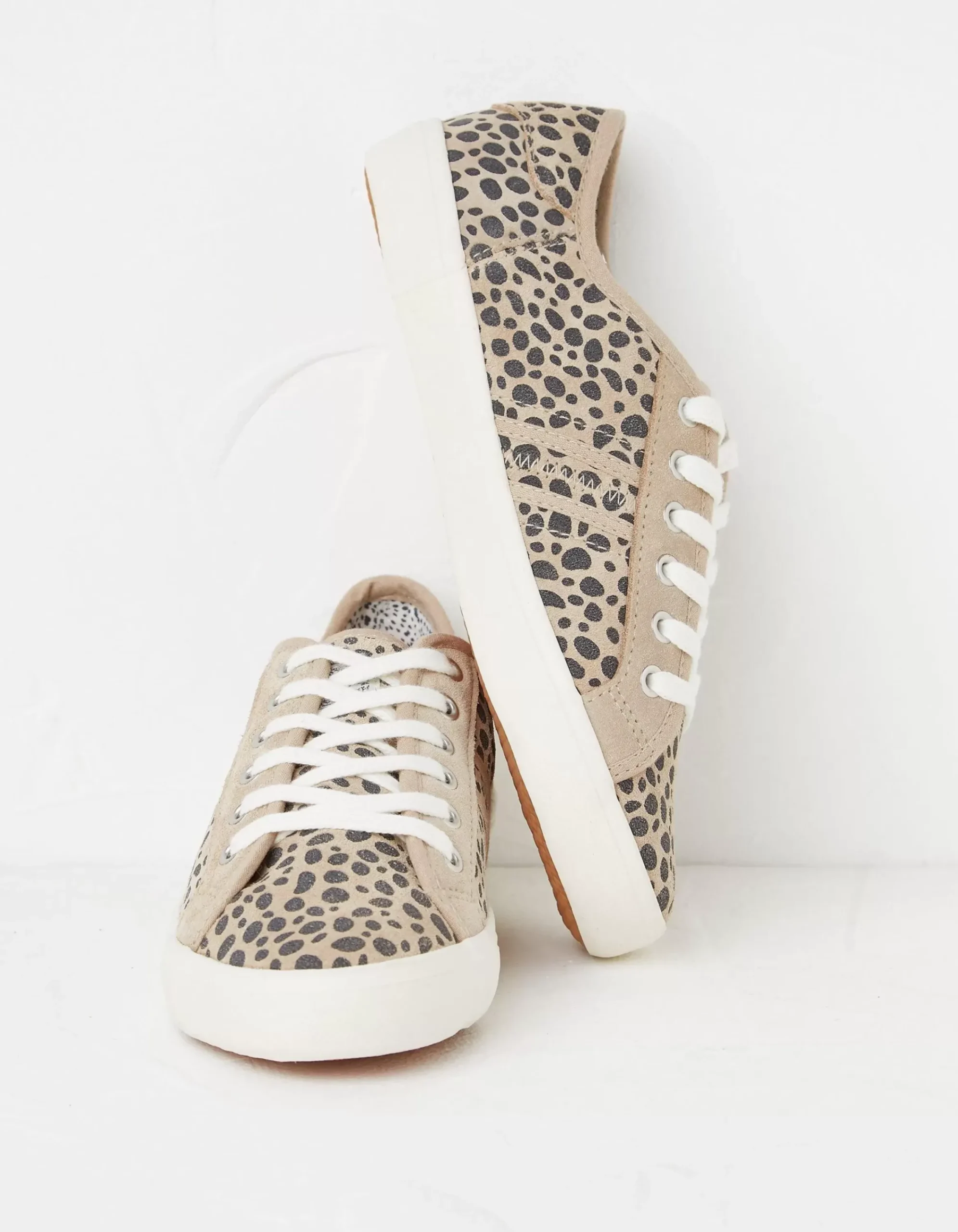 Women FatFace View All|Harlow Animal Print Lace Up Trainers