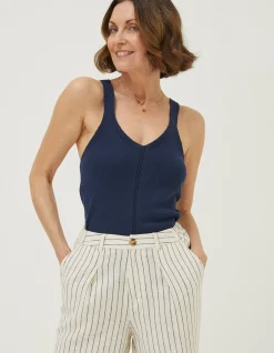 Women FatFace Knitwear|Harriet Halter Top