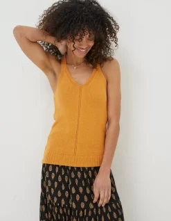 Women FatFace Knitwear|Harriet Halter Top