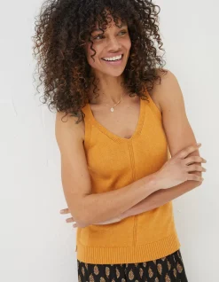 Women FatFace Knitwear|Harriet Halter Top