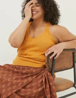 Women FatFace Knitwear|Harriet Halter Top