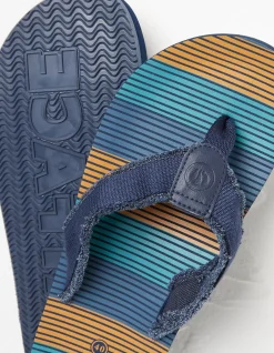 Men FatFace View All|Harris Stripe Flip Flops