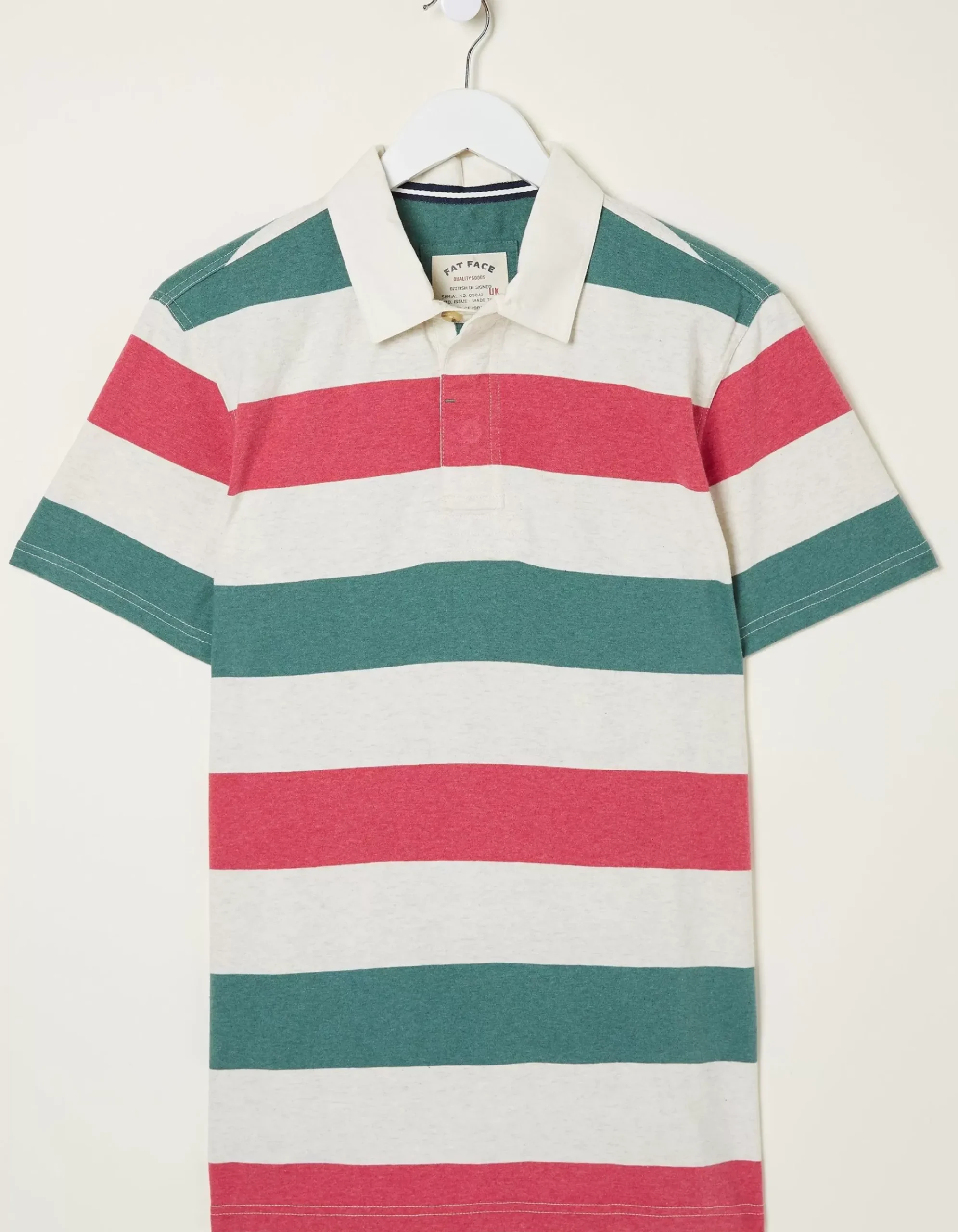 Men FatFace T-Shirts|Hastings Block Stripe Polo