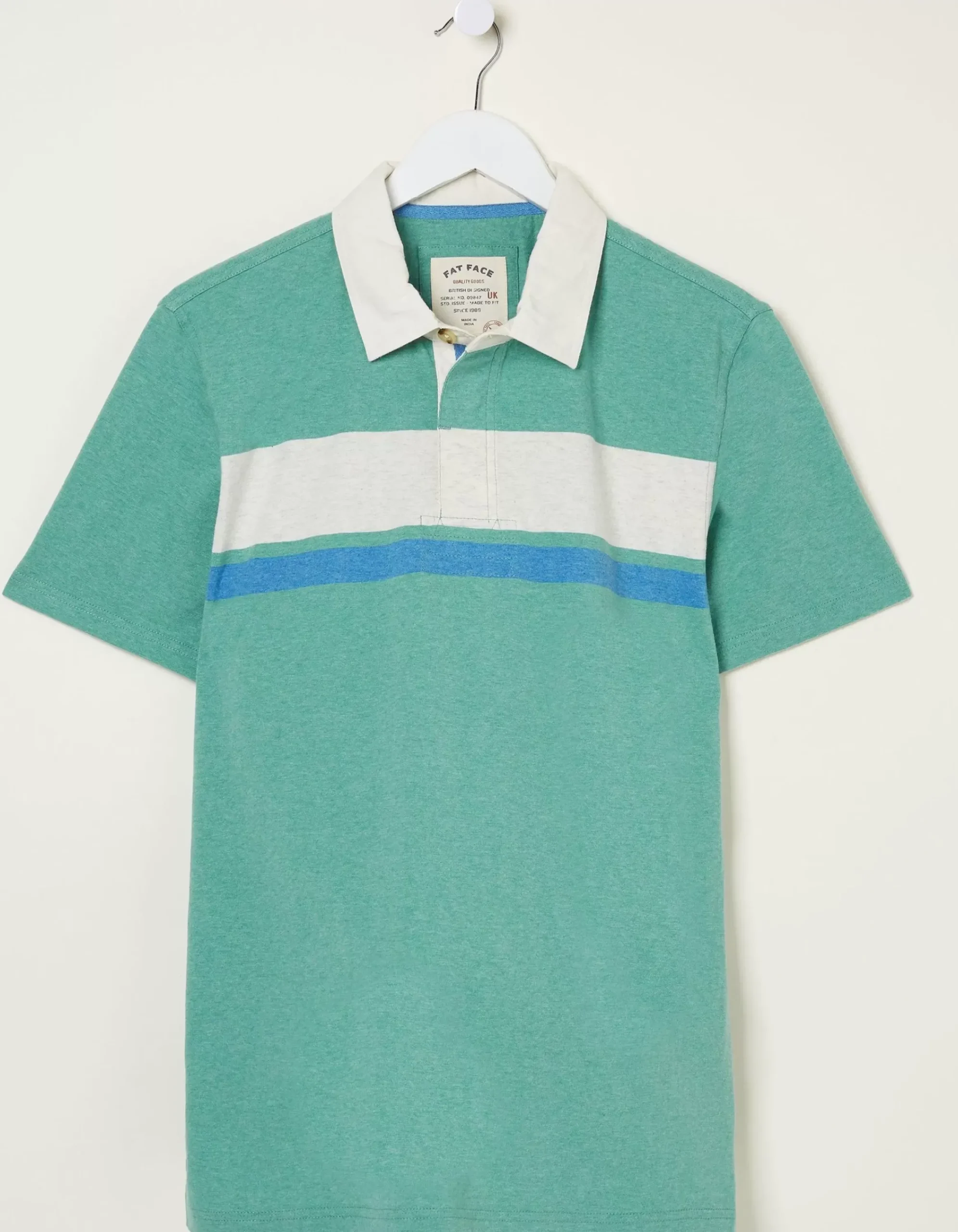 Men FatFace T-Shirts|Hastings Chest Stripe Polo