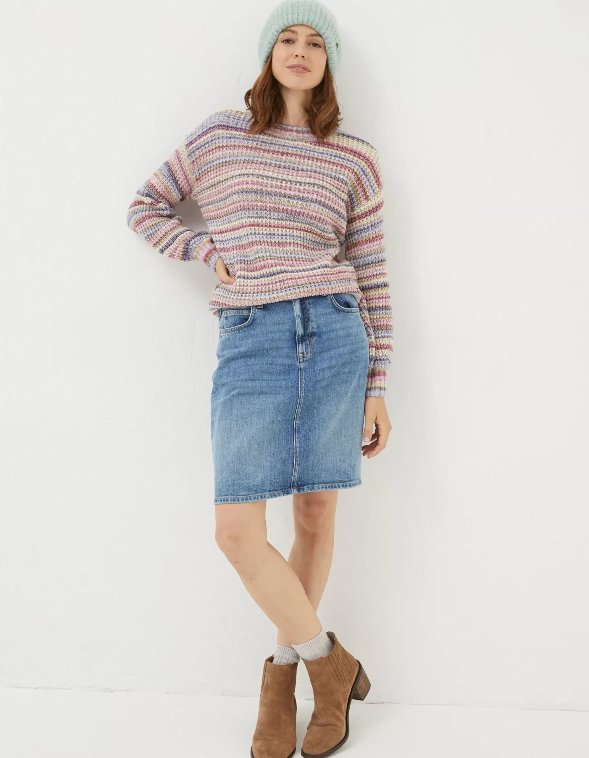 Women FatFace View All|Hattie Denim Skirt