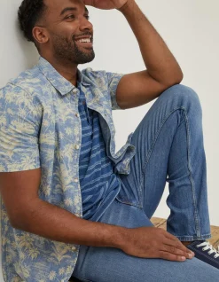 Men FatFace Shirts|Hawaiian Print Shirt