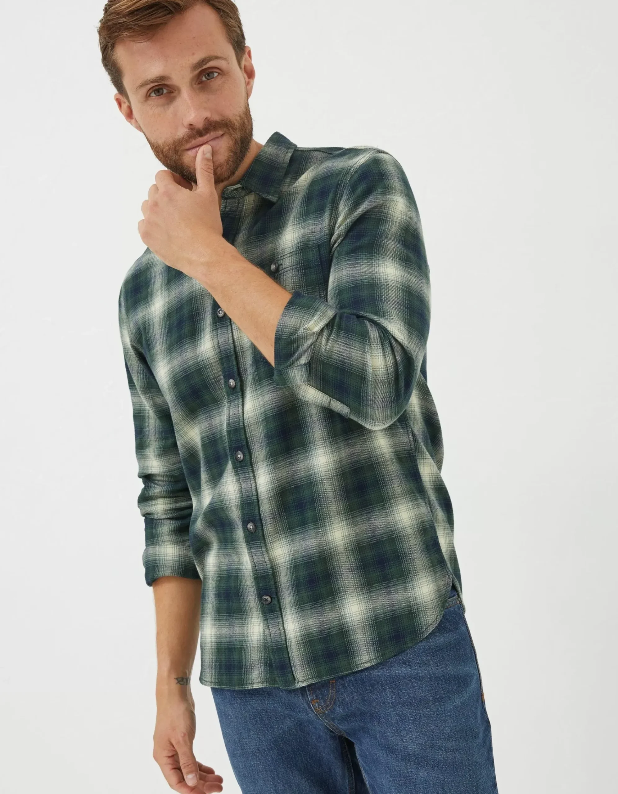 Men FatFace View All|Hawkson Check Shirt