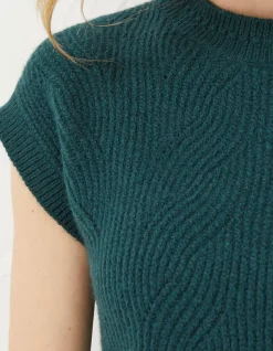 Women FatFace Knitwear|Hayley Cable Tank