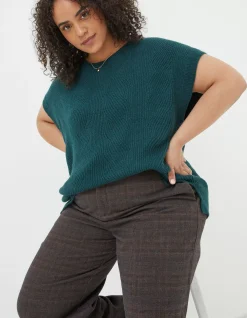 Women FatFace Knitwear|Hayley Cable Tank