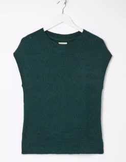 Women FatFace Knitwear|Hayley Cable Tank