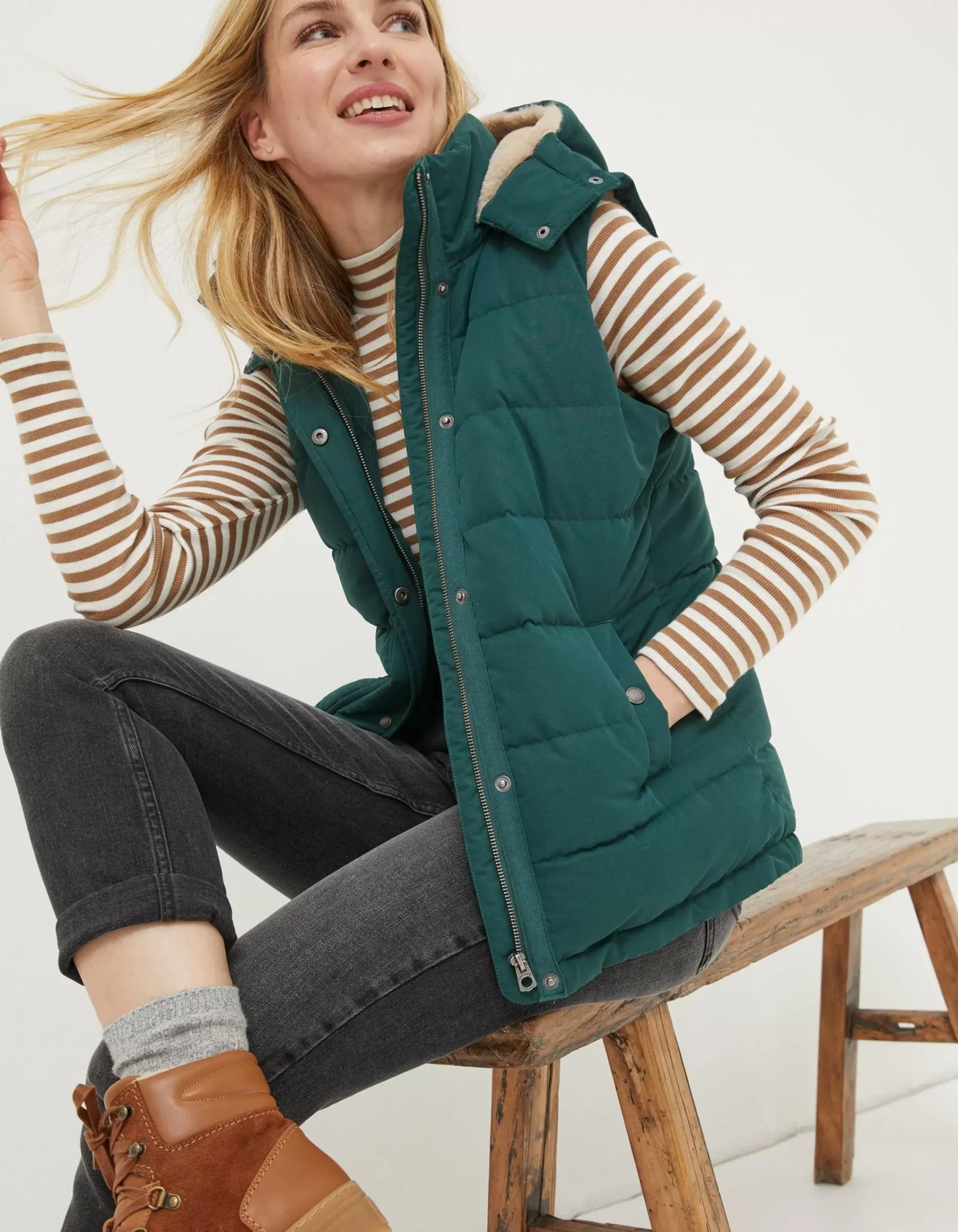 Women FatFace Coats & Jackets|Hayley Gilet