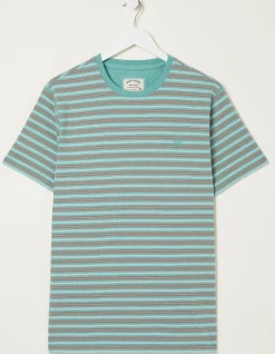 Men FatFace T-Shirts|Haywood Stripe T-Shirt