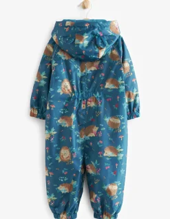 Girls FatFace View All|Hedgehog Print Puddlesuit