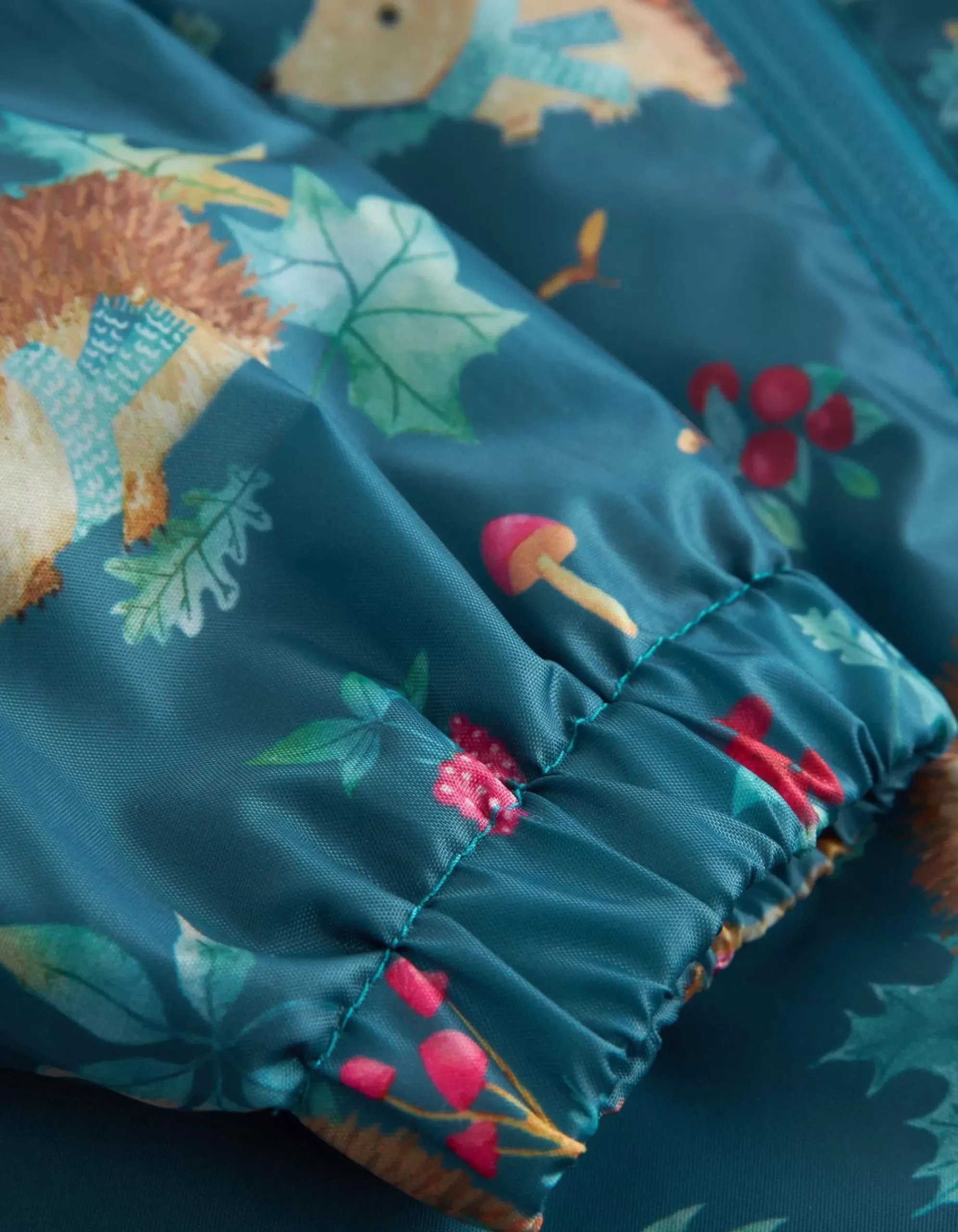 Girls FatFace View All|Hedgehog Print Puddlesuit