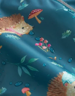 Girls FatFace View All|Hedgehog Print Puddlesuit