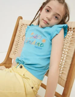 Girls FatFace View All|Hello Sunshine Graphic T Shirt