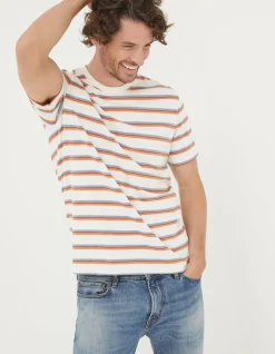 Men FatFace T-Shirts|Henford Stripe T-Shirt