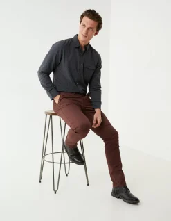 Men FatFace Trousers & Chinos|Heyshott Slim Stretch Chino