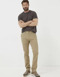 Men FatFace View All|Heyshott Slim Textured Chinos
