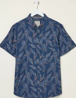 Men FatFace Shirts|Hibiscus Print Shirt