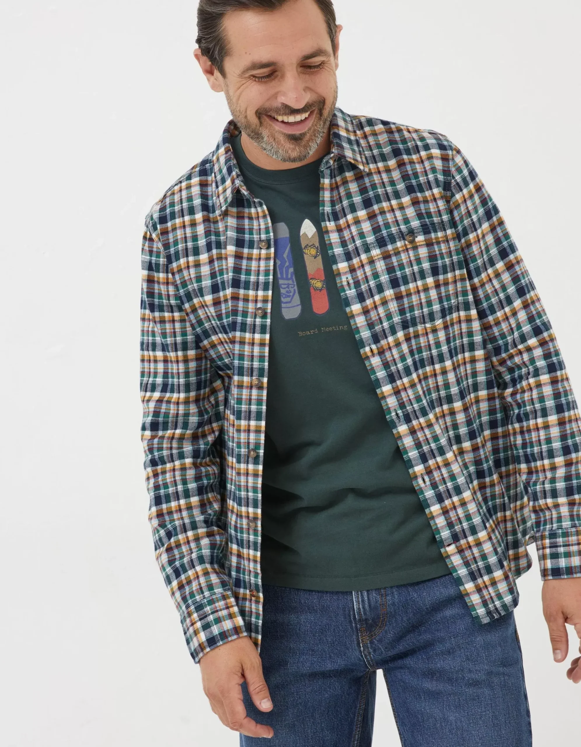 Men FatFace View All|Highbury Check Shirt