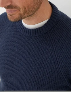 Men FatFace Knitwear|Hinton Crew Neck Jumper