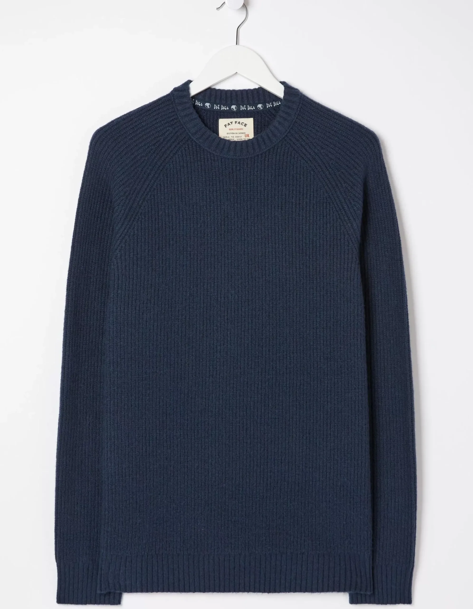 Men FatFace Knitwear|Hinton Crew Neck Jumper