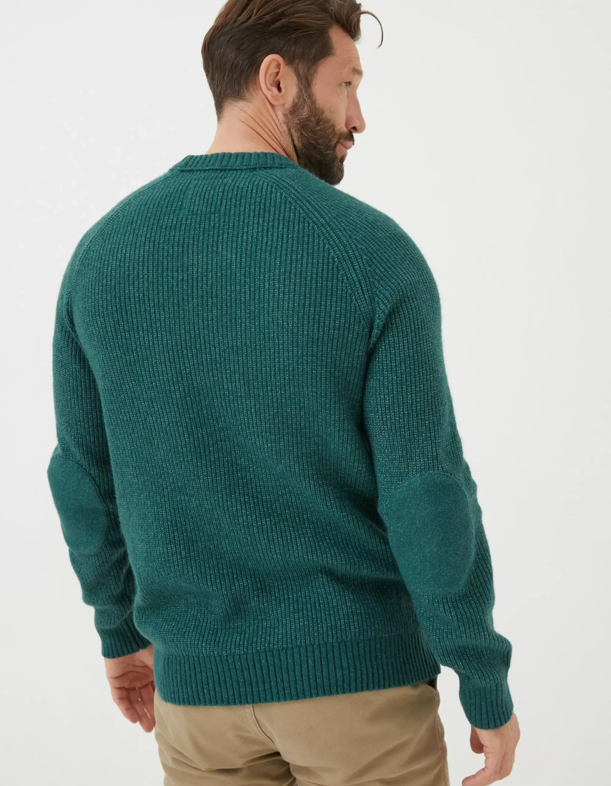 Men FatFace Knitwear|Hinton Crew Neck Jumper