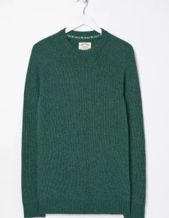 Men FatFace Knitwear|Hinton Crew Neck Jumper