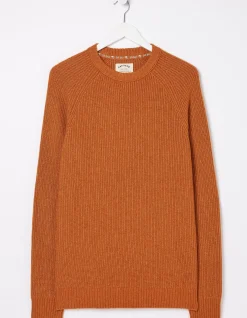 Men FatFace Knitwear|Hinton Crew Neck Jumper