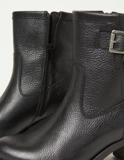 Women FatFace View All|Hollie Mid Heel Leather Boots