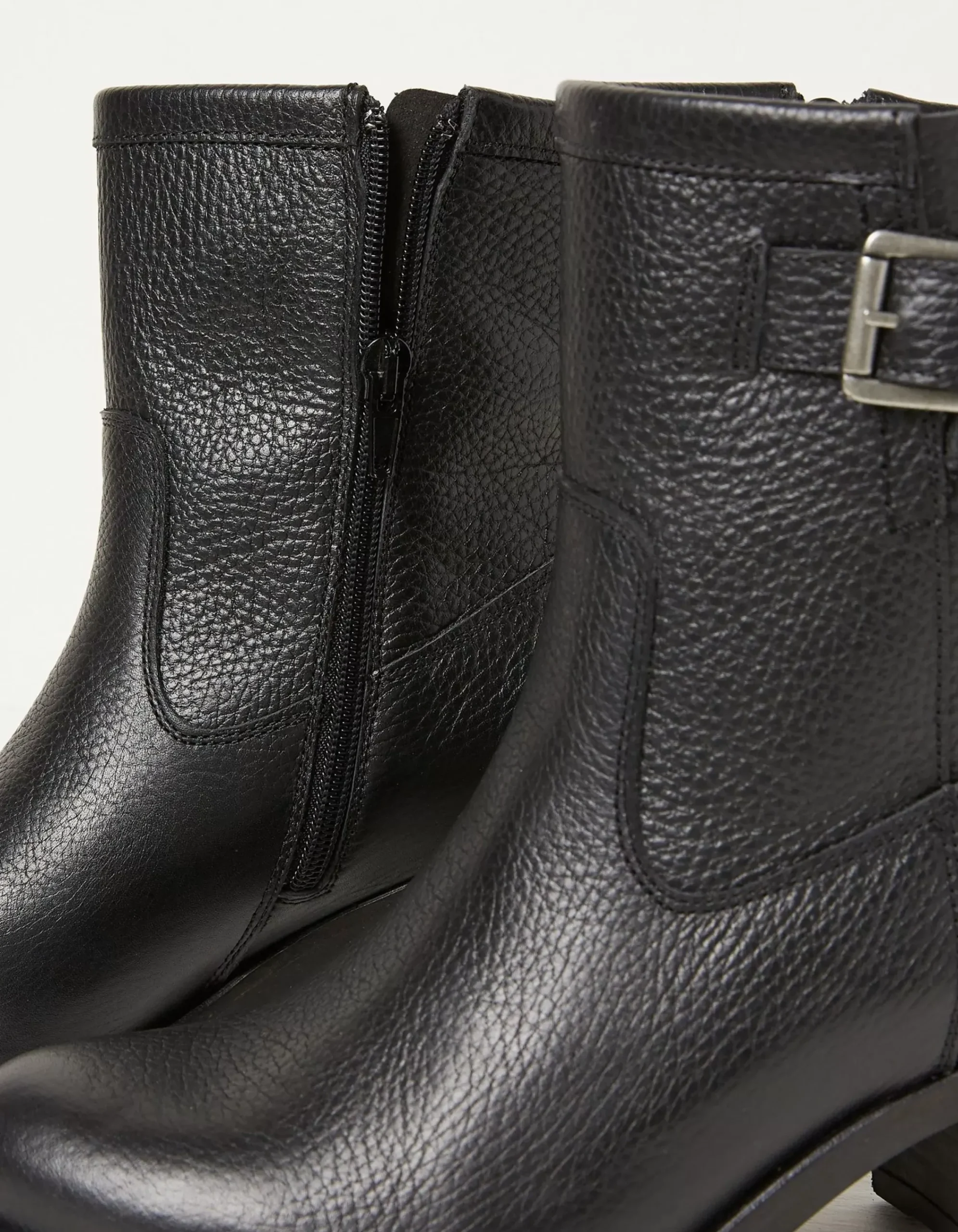 Women FatFace View All|Hollie Mid Heel Leather Boots