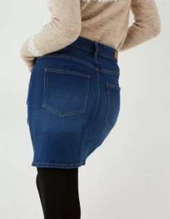 Women FatFace Skirts|Hope Denim Skirt