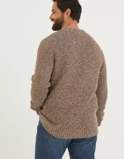 Men FatFace Knitwear|Hove Crew Jumper