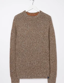 Men FatFace Knitwear|Hove Crew Jumper