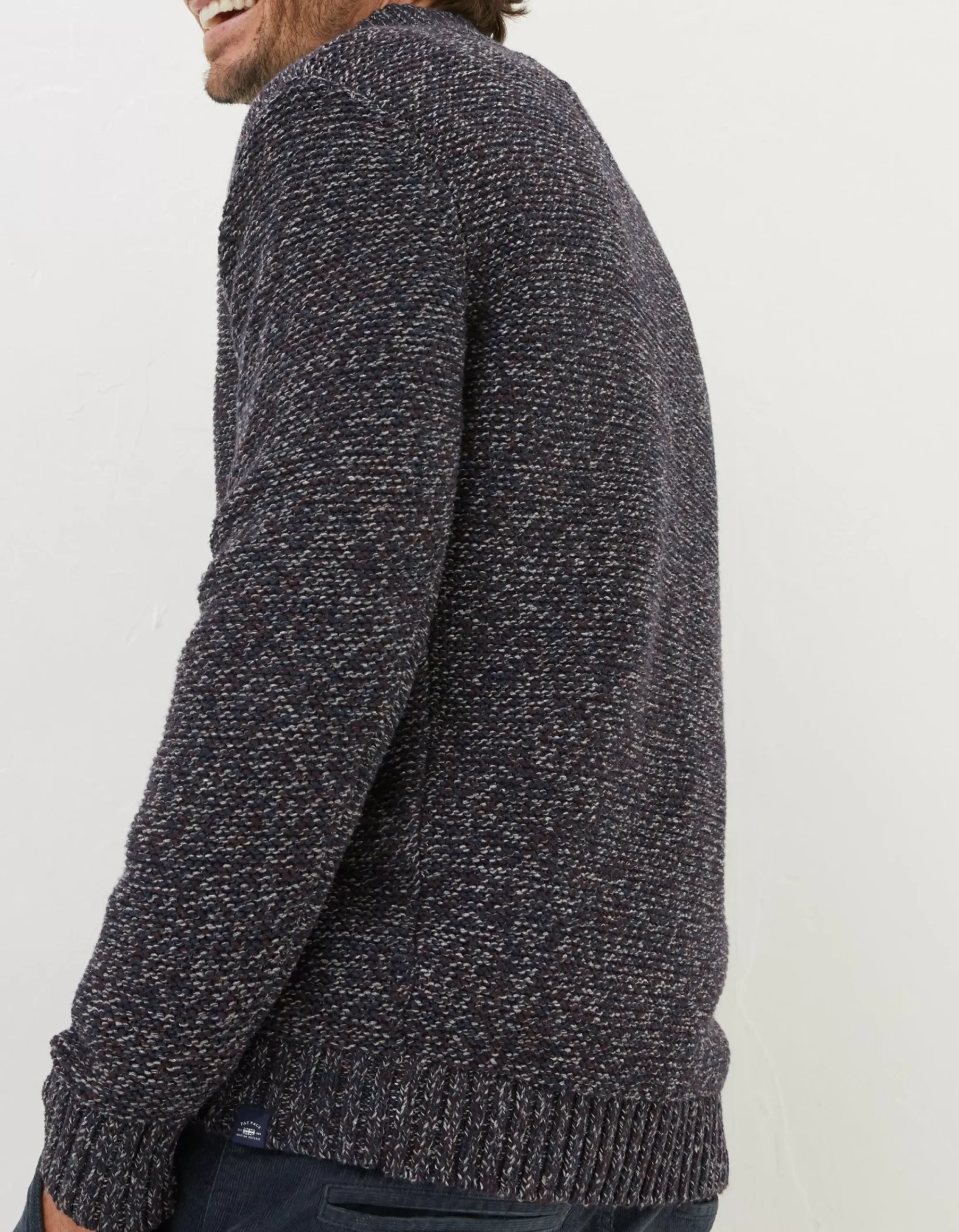 Men FatFace View All|Hove Half Neck Jumper