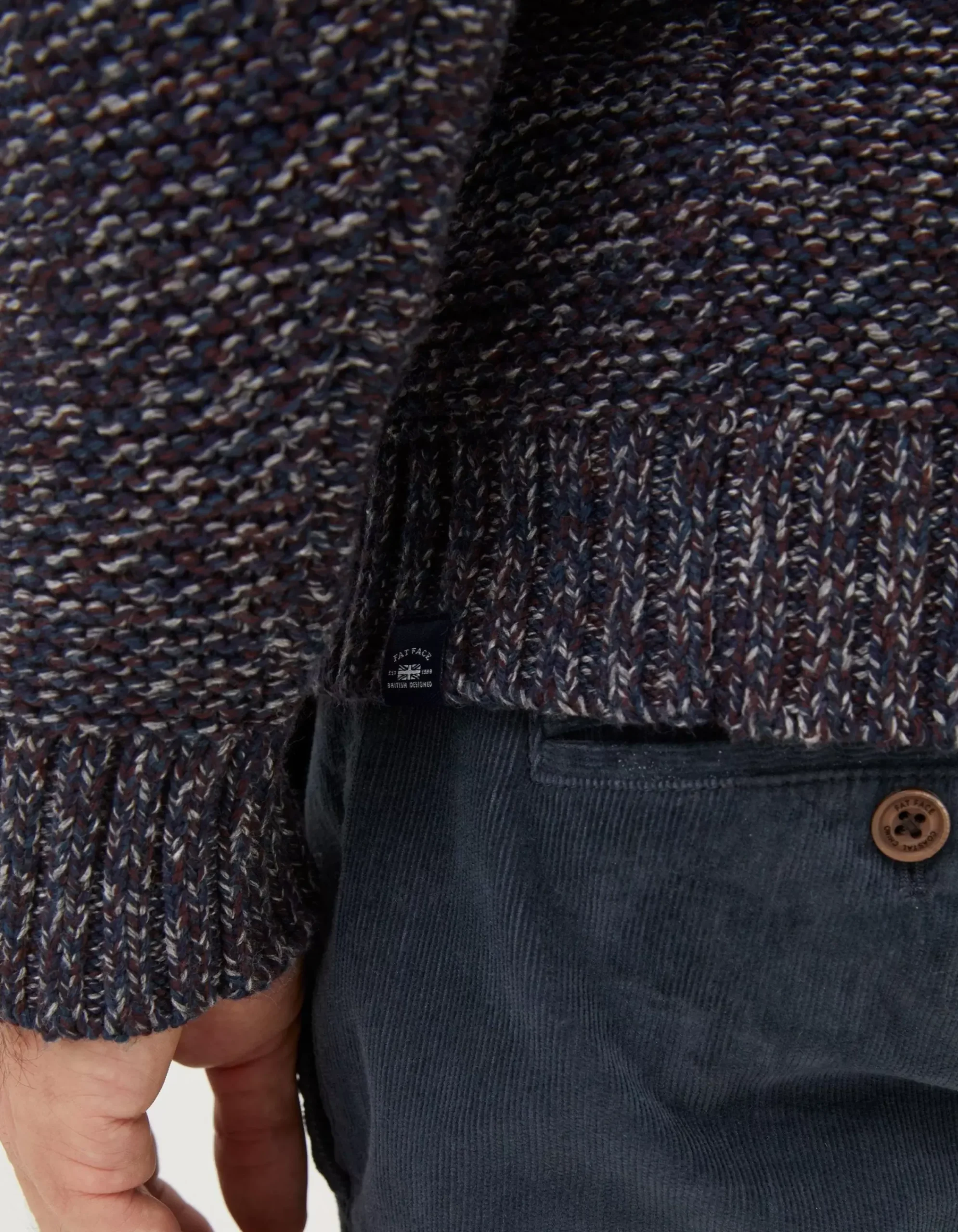 Men FatFace View All|Hove Half Neck Jumper